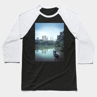 Central Park Gondola Boat Ride New York City Baseball T-Shirt